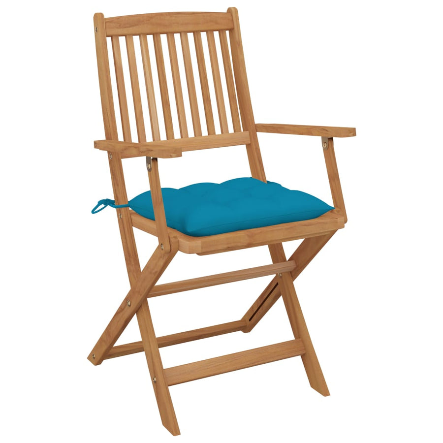Tuinstoelen Inklapbaar Met Kussens Massief Acaciahout 6