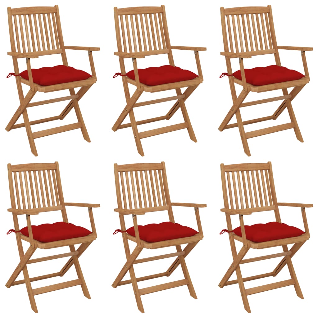 Tuinstoelen Inklapbaar Met Kussens Massief Acaciahout 6