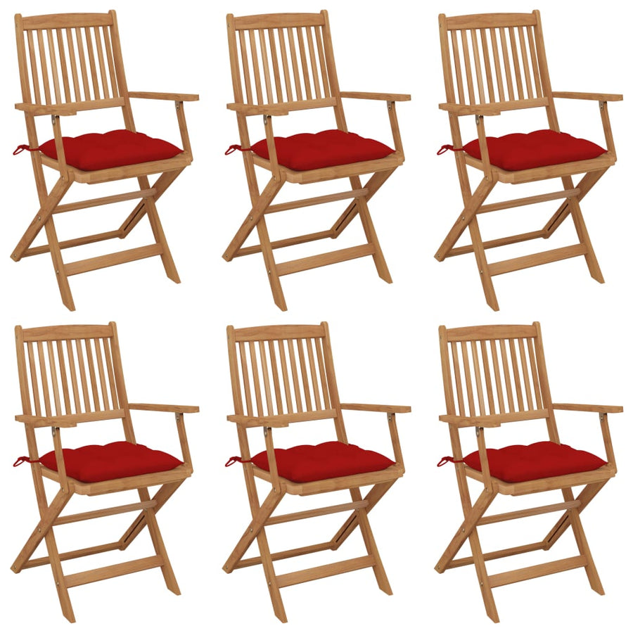 Tuinstoelen Inklapbaar Met Kussens Massief Acaciahout 6