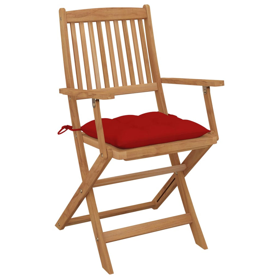 Tuinstoelen Inklapbaar Met Kussens Massief Acaciahout 6