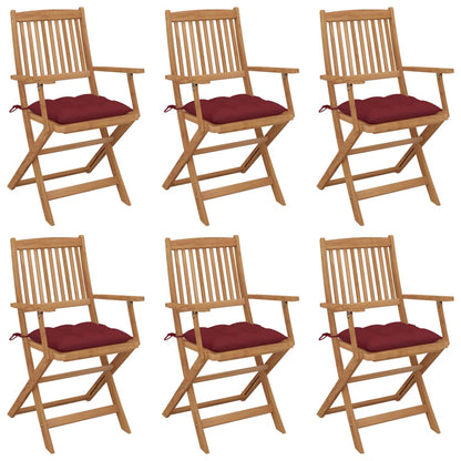 Tuinstoelen Inklapbaar Met Kussens Massief Acaciahout 6