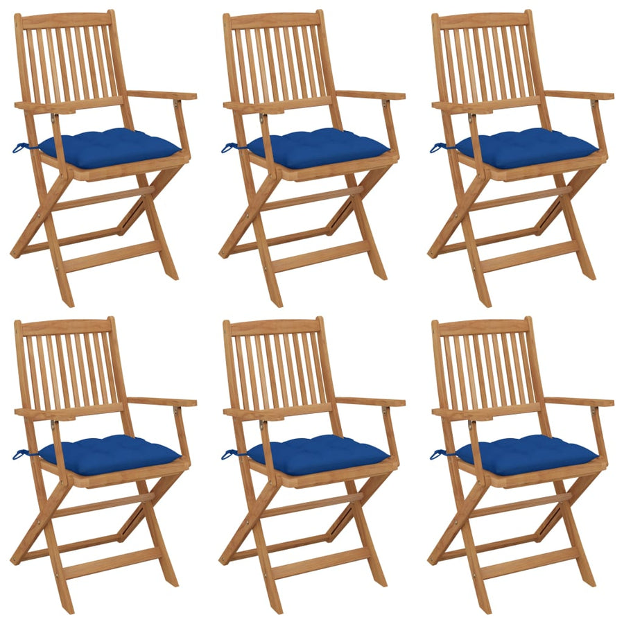 Tuinstoelen Inklapbaar Met Kussens Massief Acaciahout 6