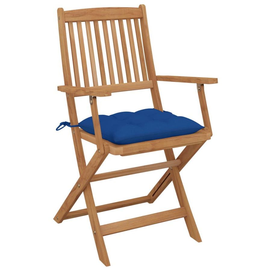 Tuinstoelen Inklapbaar Met Kussens Massief Acaciahout 6