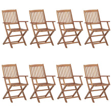 Tuinstoelen Inklapbaar Met Kussens Massief Acaciahout 8