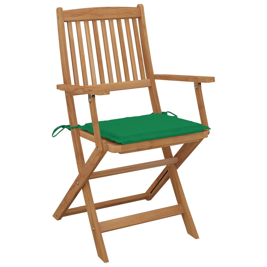 Tuinstoelen Inklapbaar Met Kussens Massief Acaciahout 8