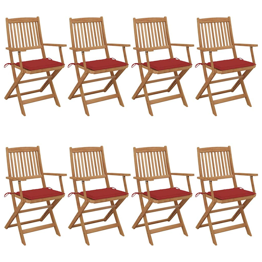 Tuinstoelen Inklapbaar Met Kussens Massief Acaciahout 8