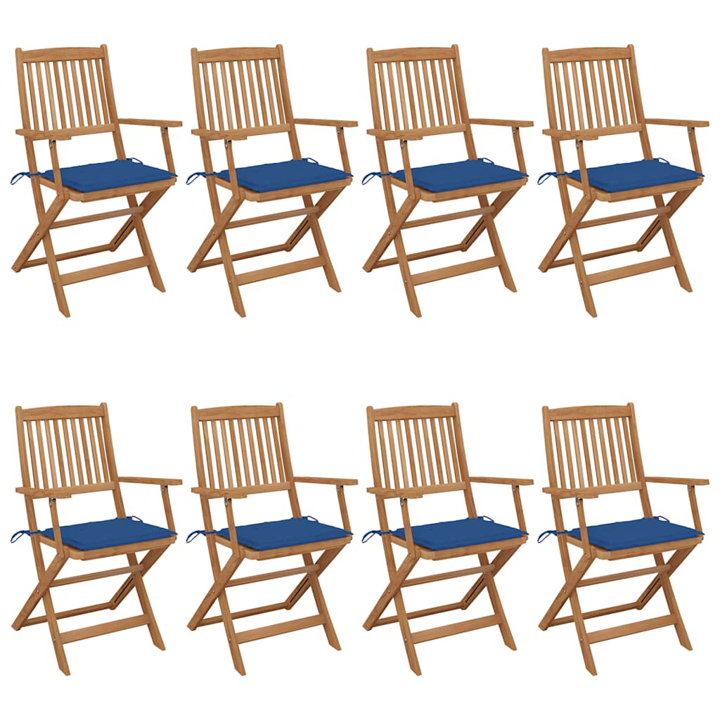 Tuinstoelen Inklapbaar Met Kussens Massief Acaciahout 8