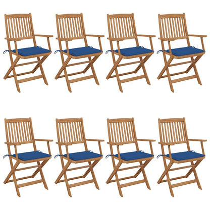 Tuinstoelen Inklapbaar Met Kussens Massief Acaciahout 8