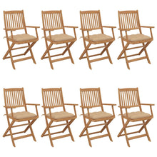 Tuinstoelen Inklapbaar Met Kussens Massief Acaciahout 8
