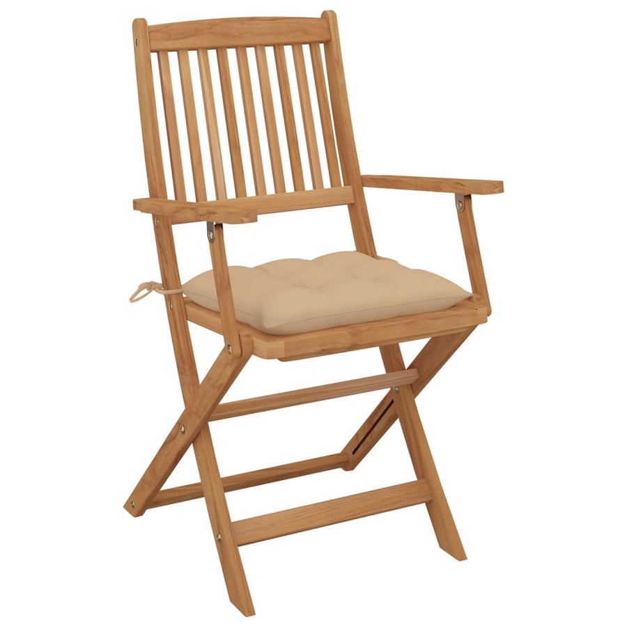 Tuinstoelen Inklapbaar Met Kussens Massief Acaciahout 8