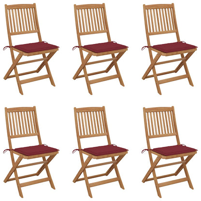 Tuinstoelen Inklapbaar Met Kussens Massief Acaciahout 6