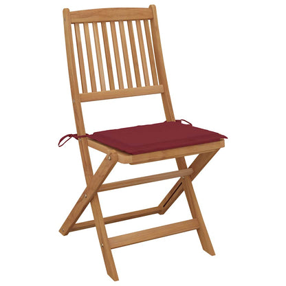 Tuinstoelen Inklapbaar Met Kussens Massief Acaciahout 6