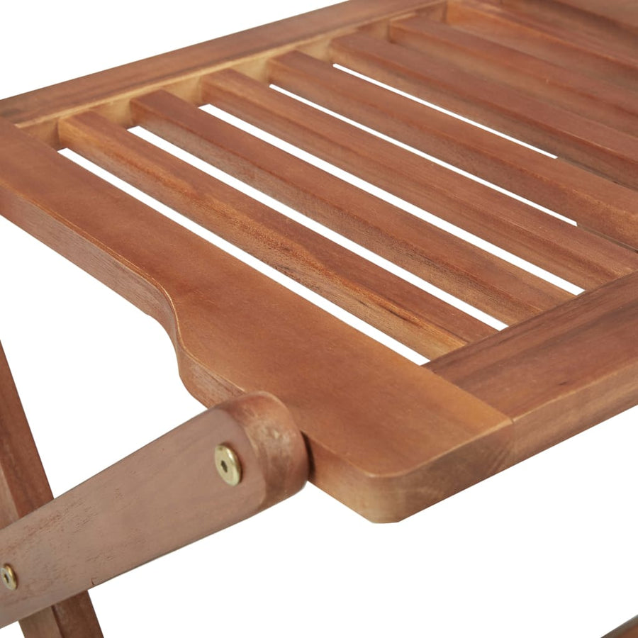 Tuinstoelen Inklapbaar Met Kussens Massief Acaciahout 6 Grijs Zonder armleuning