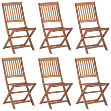 Tuinstoelen 6 St Inklapbaar Met Kussens Massief Acaciahout Taupe Zonder armleuning