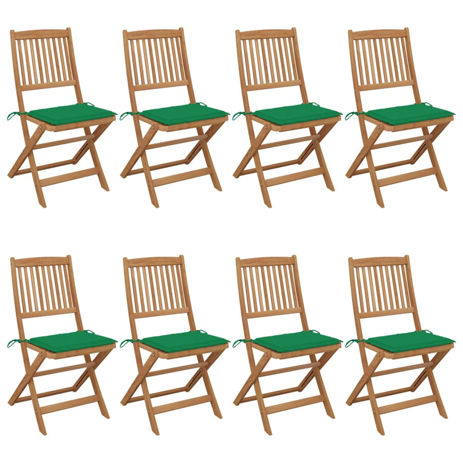 Tuinstoelen Inklapbaar Met Kussens Massief Acaciahout 8