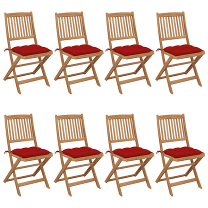 Tuinstoelen Inklapbaar Met Kussens Massief Acaciahout 8