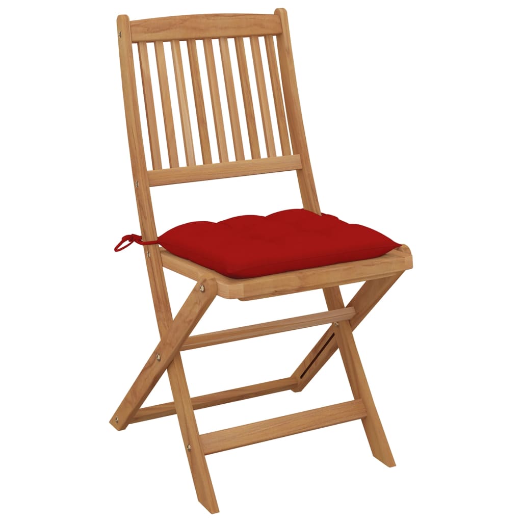 Tuinstoelen Inklapbaar Met Kussens Massief Acaciahout 8