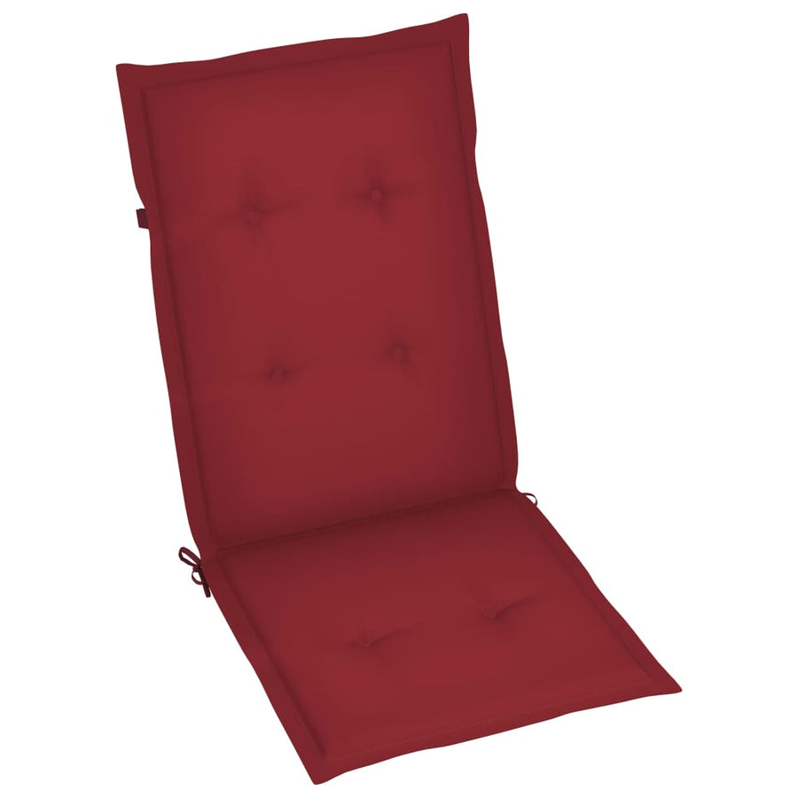 Tuinstoelen 8 st inklapbaar met kussens massief acaciahout