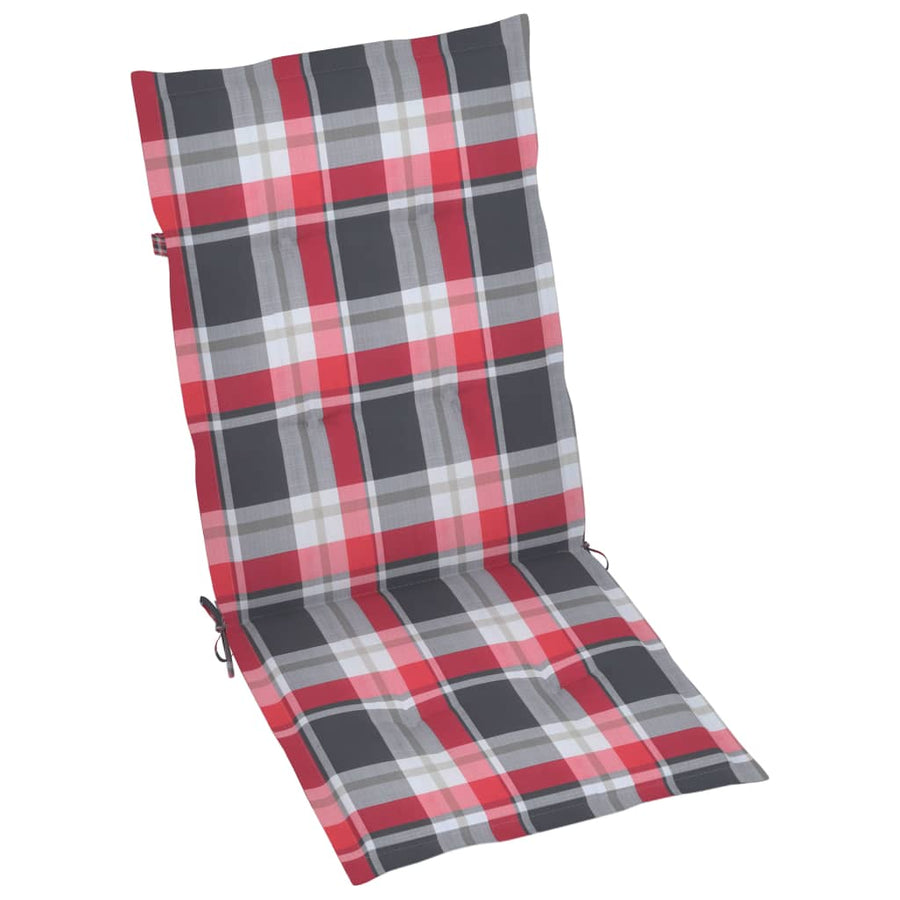 Tuinstoelen 8 st inklapbaar met kussens massief acaciahout