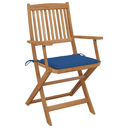 Tuinstoelen Inklapbaar Met Kussens Massief Acaciahout 8