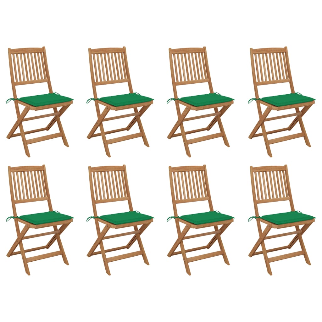 Tuinstoelen Inklapbaar Met Kussens Massief Acaciahout 8