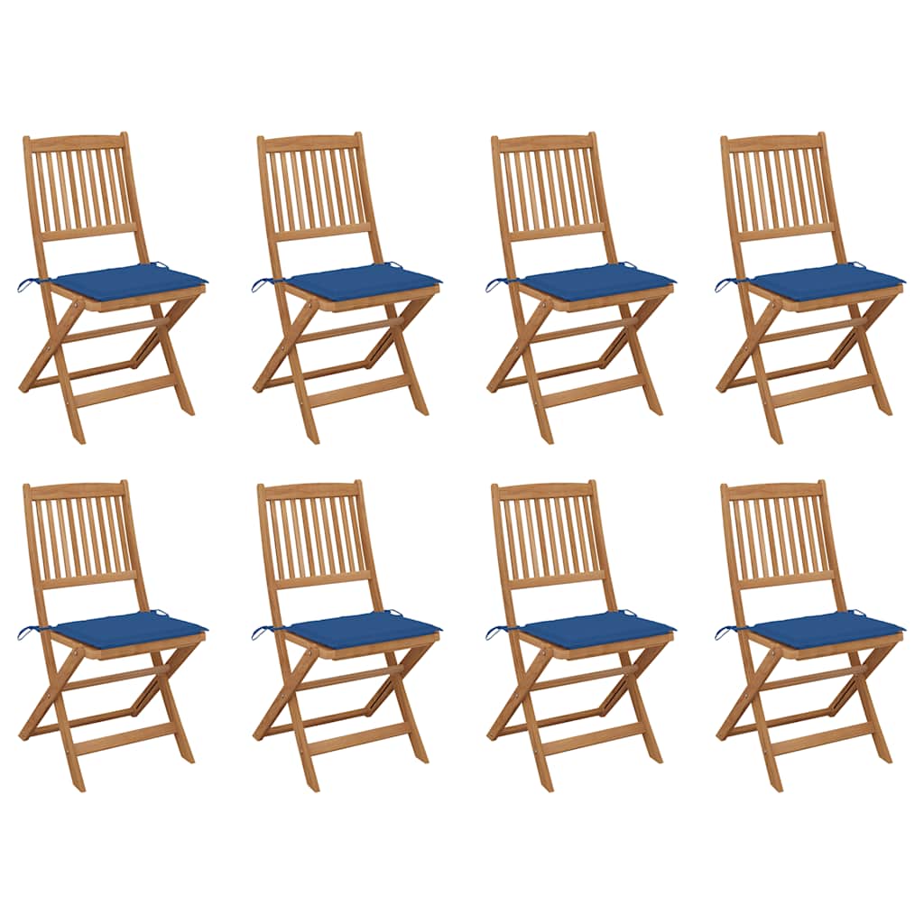 Tuinstoelen Inklapbaar Met Kussens Massief Acaciahout 8