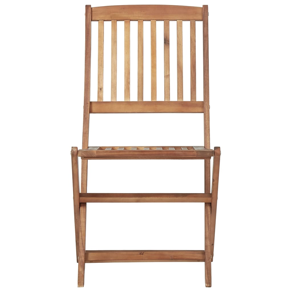 Tuinstoelen Inklapbaar Met Kussens Massief Acaciahout 8 Grijs