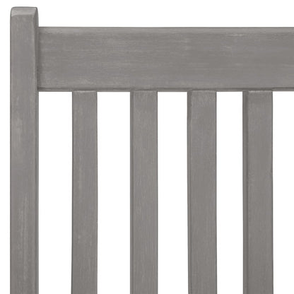 Tuinstoelen Verstelbaar Massief Acaciahout Grijs 8