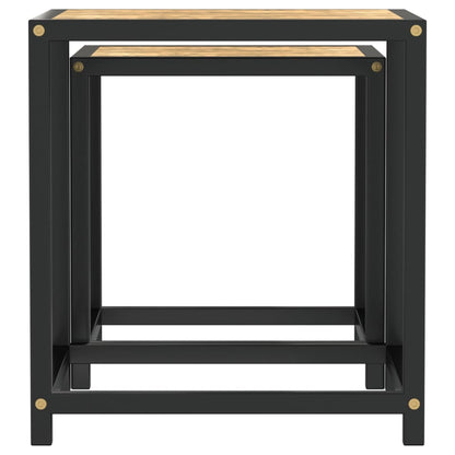 Salontafels Mdf Zwart en geel
