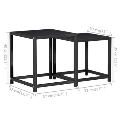 Salontafels Mdf Zwart