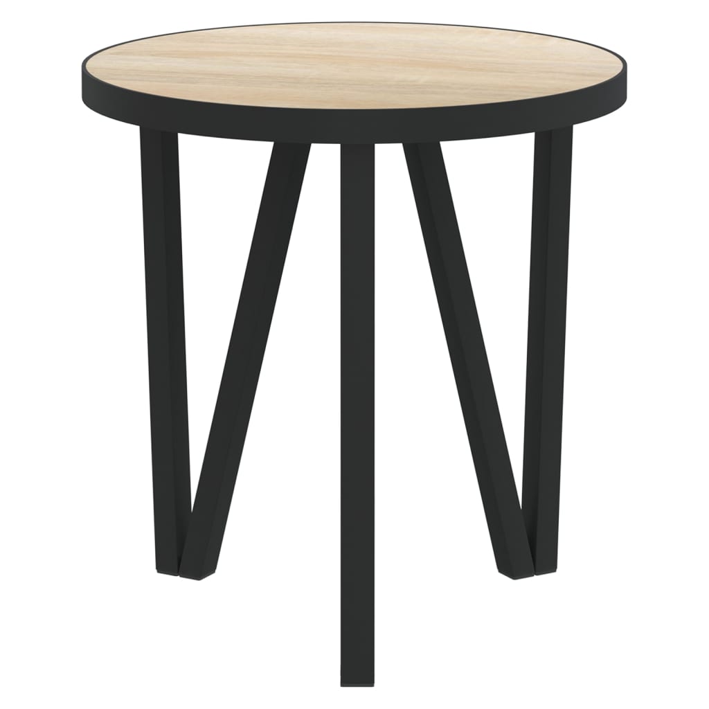 Salontafel Ø35 Cm Mdf Kleurig Sonoma eiken