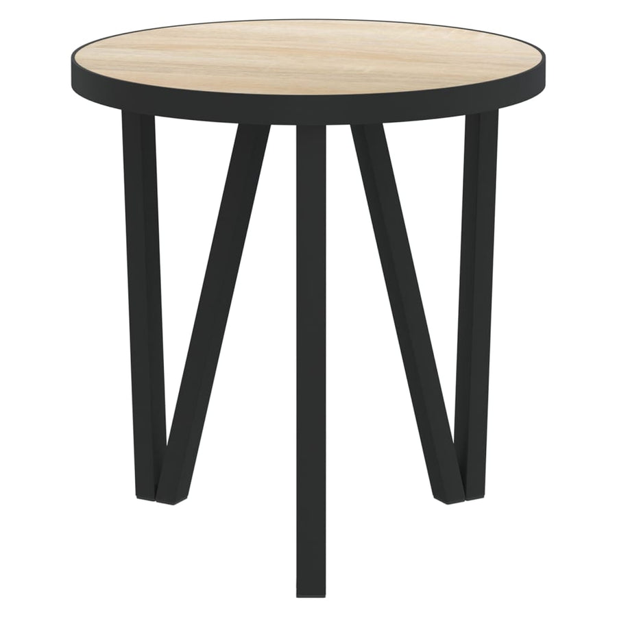 Salontafel Ø35 Cm Mdf Kleurig Sonoma eiken