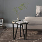Salontafel Ø35 cm MDF sonoma eiken