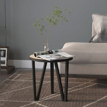 Salontafel Ø35 Cm Mdf Kleurig Sonoma eiken