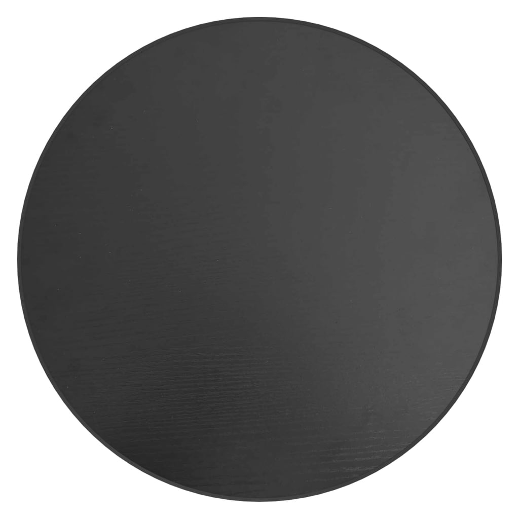 Salontafel Ø35 Cm Mdf Zwart