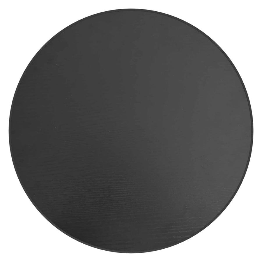 Salontafel Ø35 Cm Mdf Zwart