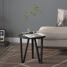 Salontafel Ø35 Cm Mdf Zwart