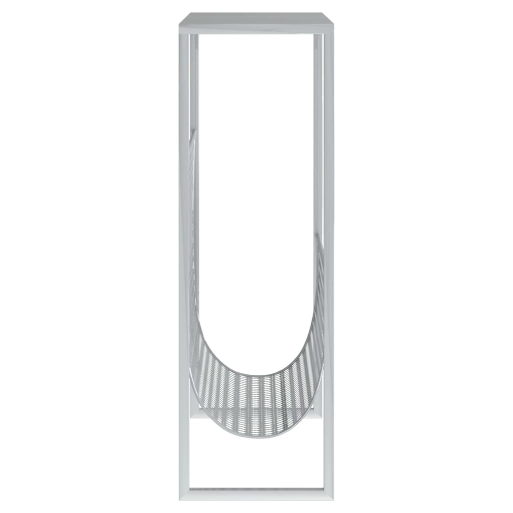 Tijdschriftenrek 35X5X45 Cm Staal Kleurig Zilver