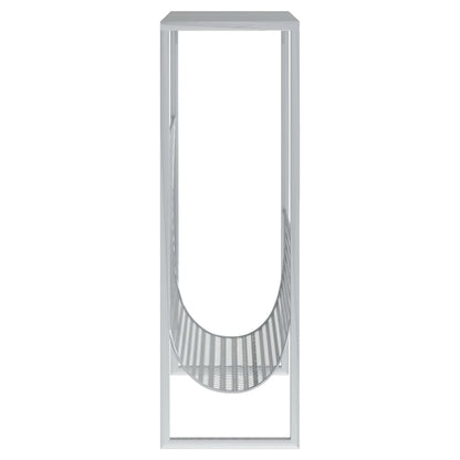 Tijdschriftenrek 35X5X45 Cm Staal Kleurig Zilver
