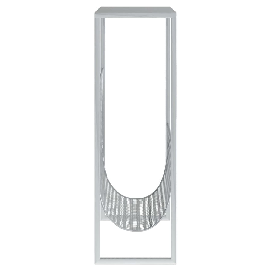 Tijdschriftenrek 35X5X45 Cm Staal Kleurig Zilver