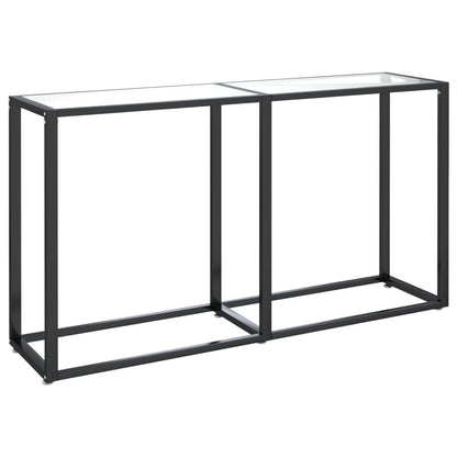 Wandtafel 40X35X75,5 Cm Gehard Glas Transparant 140 x 35 x 75.5 cm Doorzichtig