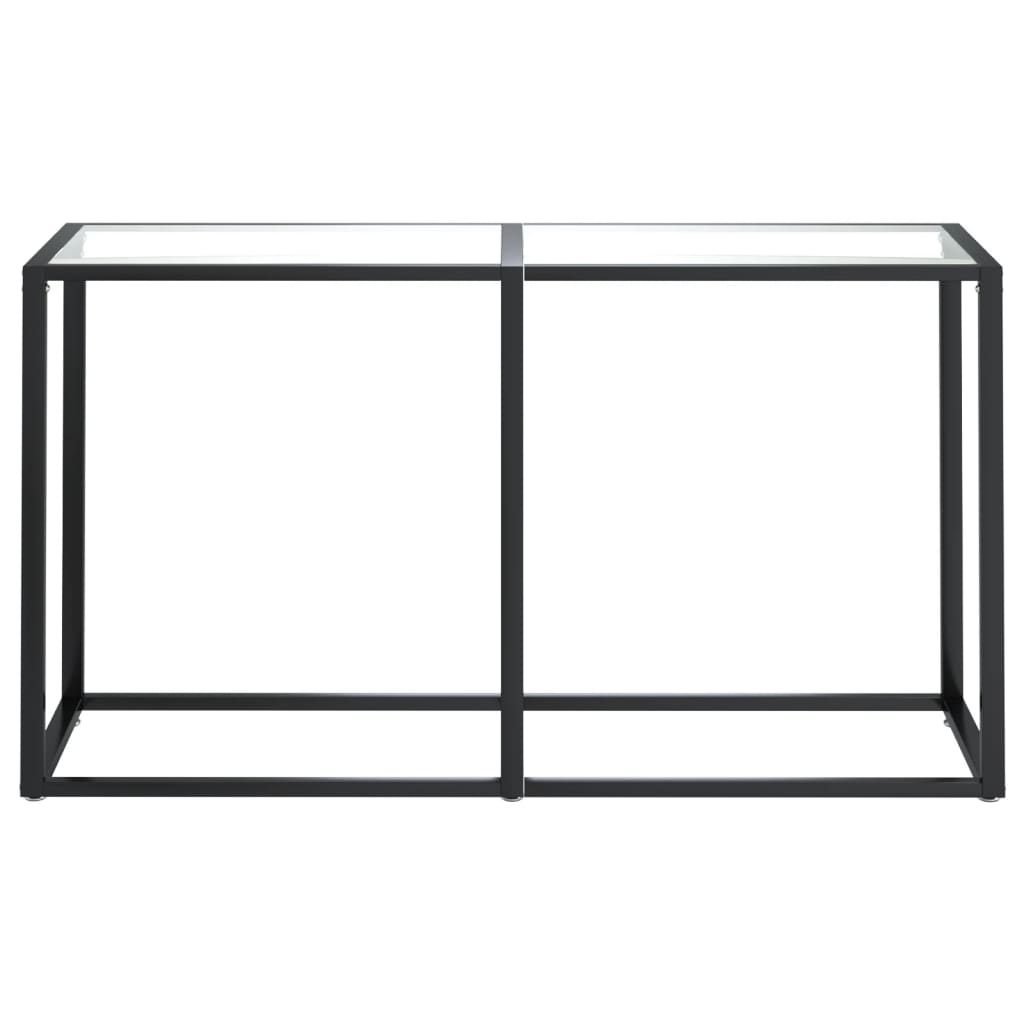 Wandtafel 40X35X75,5 Cm Gehard Glas Transparant 140 x 35 x 75.5 cm Doorzichtig