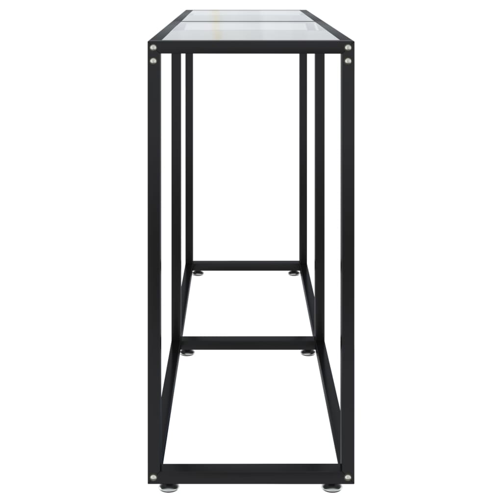 Wandtafel 40X35X75,5 Cm Gehard Glas Transparant 140 x 35 x 75.5 cm Doorzichtig