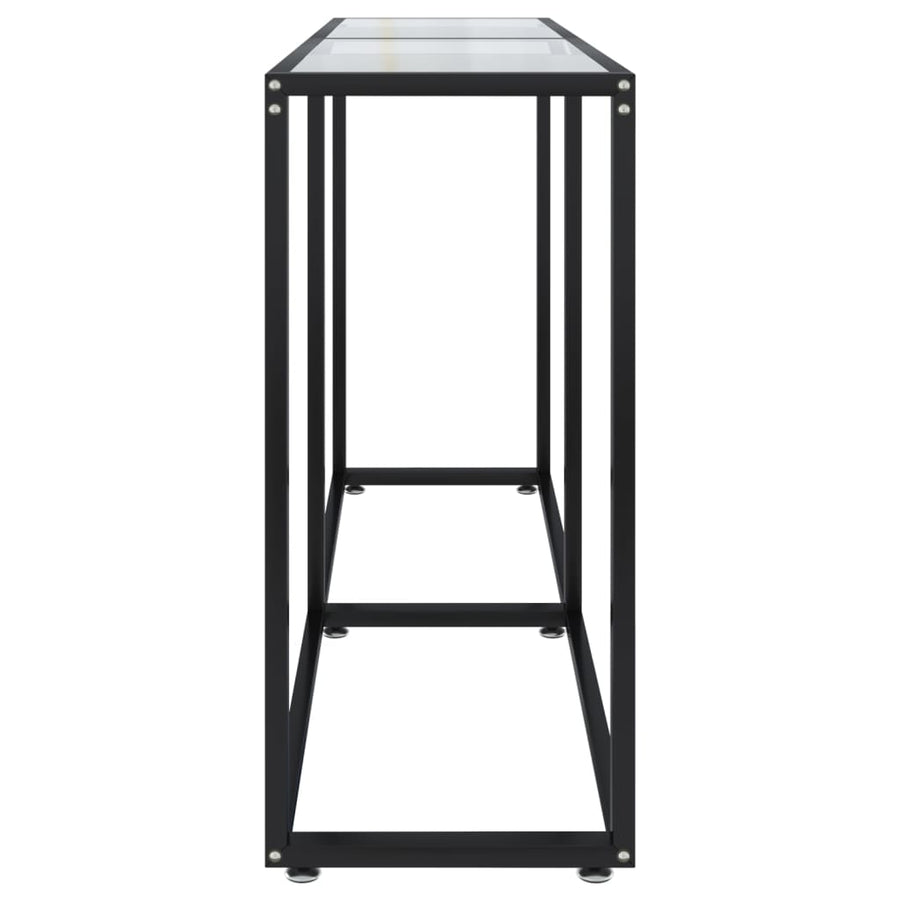 Wandtafel 40X35X75,5 Cm Gehard Glas Transparant 140 x 35 x 75.5 cm Doorzichtig