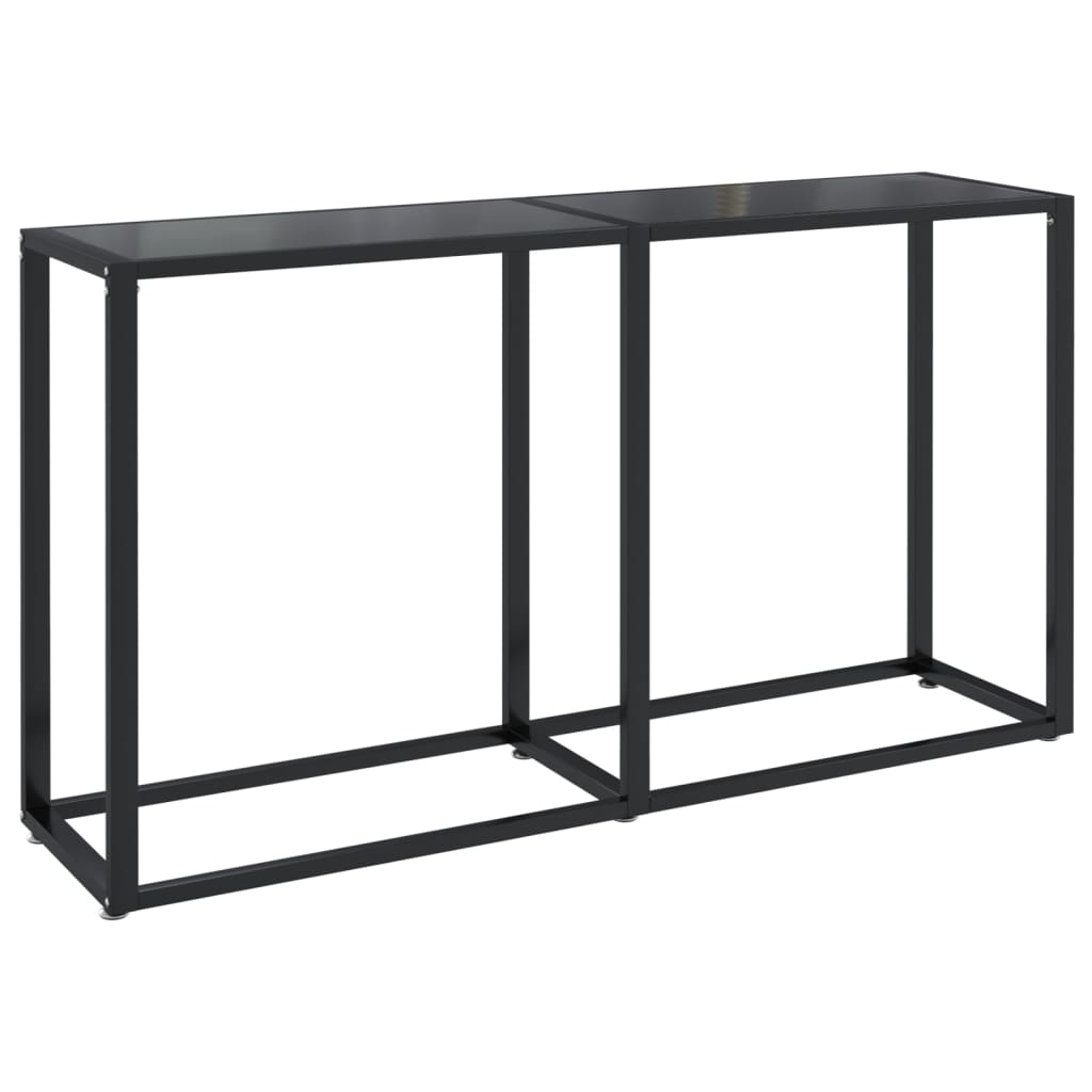 Wandtafel 40X35X75,5 Cm Gehard Glas 140 x 35 x 75.5 cm Zwart