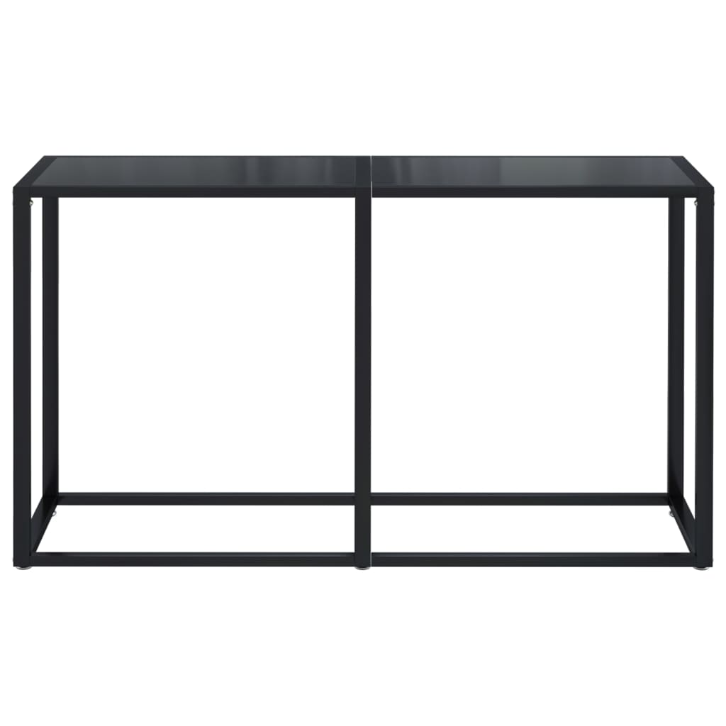 Wandtafel 40X35X75,5 Cm Gehard Glas 140 x 35 x 75.5 cm Zwart