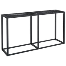 Wandtafel 40X35X75,5 Cm Gehard Glas Zwartmarmerkleurig 140 x 35 x 75.5 cm Zwart marmer
