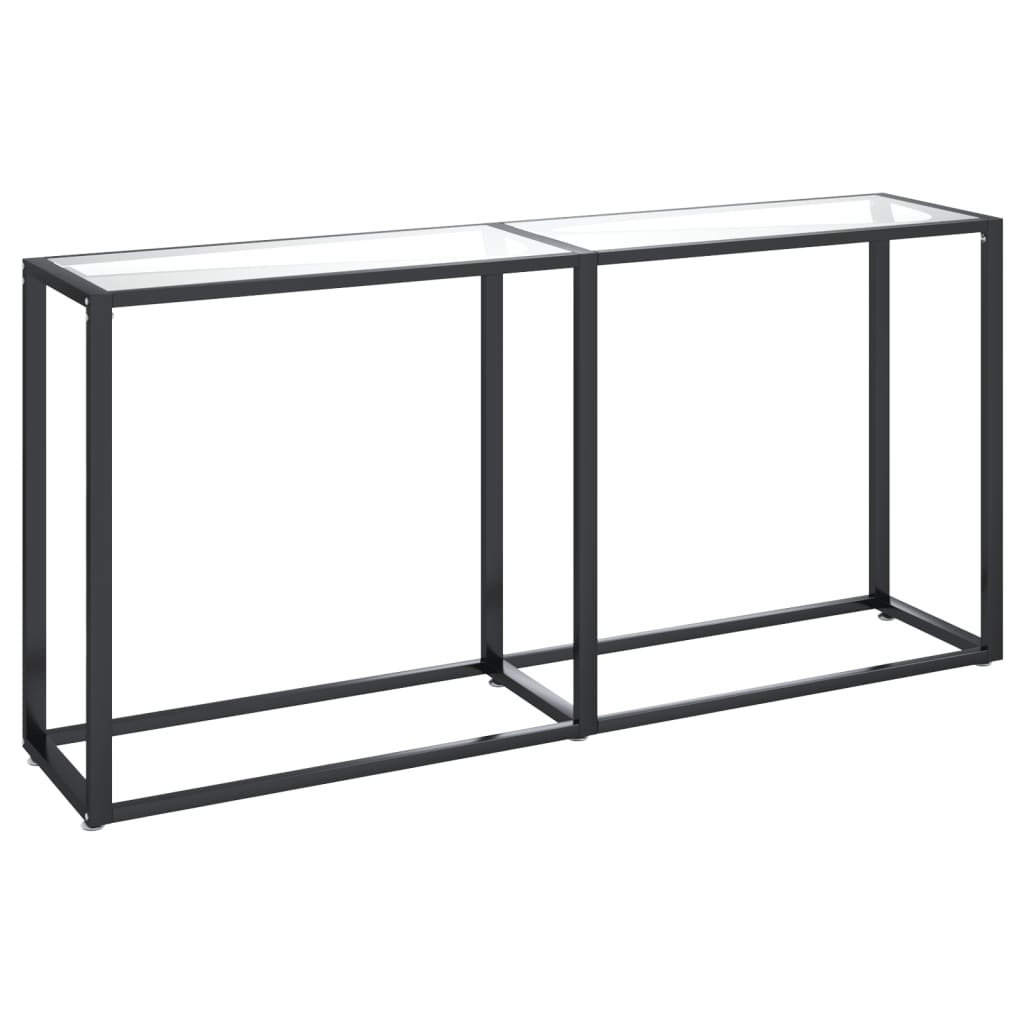 Wandtafel 60X35X75,5 Cm Gehard Glas Transparant 160 x 35 x 75.5 cm Doorzichtig