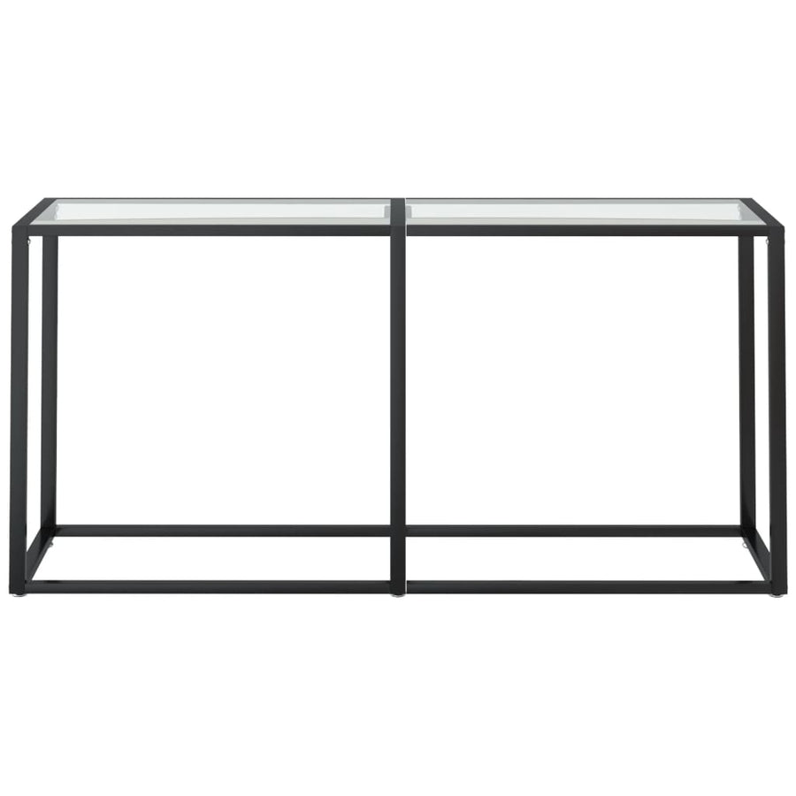 Wandtafel 60X35X75,5 Cm Gehard Glas Transparant 160 x 35 x 75.5 cm Doorzichtig