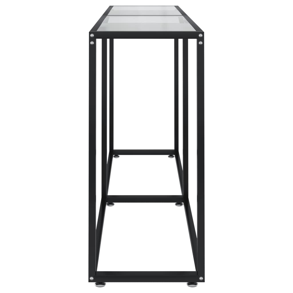 Wandtafel 60X35X75,5 Cm Gehard Glas Transparant 160 x 35 x 75.5 cm Doorzichtig